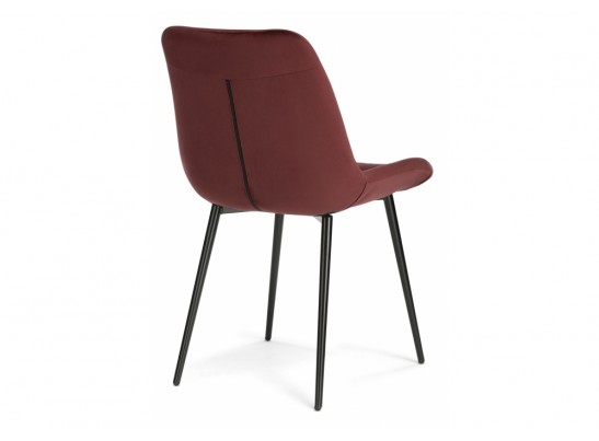 Стул на металлокаркасе Гояр винный / черный глянец в Ростове-на-Дону