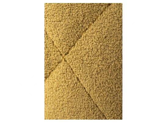 Стул на металлокаркасе Гутрид прошивка ромбы сзади черный / горчичный в Ростове-на-Дону