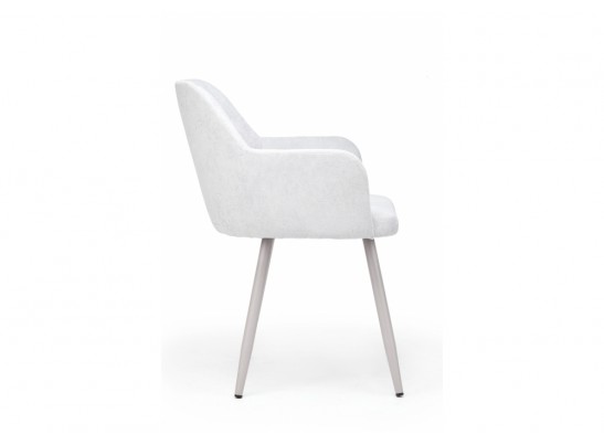 Стул на металлокаркасе Инфини светло-серый (ocean 021) / серый в Ростове-на-Дону