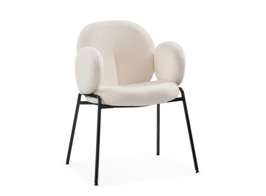 Стул на металлокаркасе Kalipso white / black в Ростове-на-Дону
