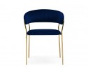 Стул на металлокаркасе Kamelia 1 dark blue / gold в Ростове-на-Дону