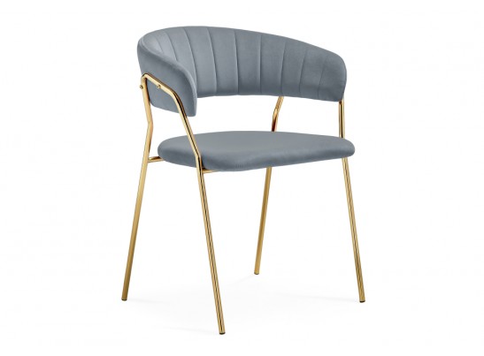 Стул на металлокаркасе Kamelia 1 gray / gold в Ростове-на-Дону