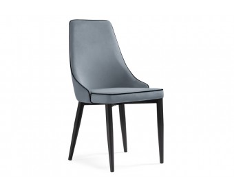Стул на металлокаркасе Kora 1 gray / black