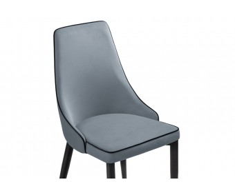 Стул на металлокаркасе Kora 1 gray / black