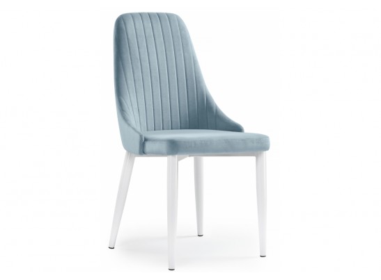 Стул на металлокаркасе Kora light blue / white в Ростове-на-Дону