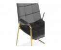 Стул на металлокаркасе Lana dark grey / gold в Ростове-на-Дону