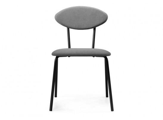 Стул на металлокаркасе Мареон катания сильвер / черный матовый в Ростове-на-Дону