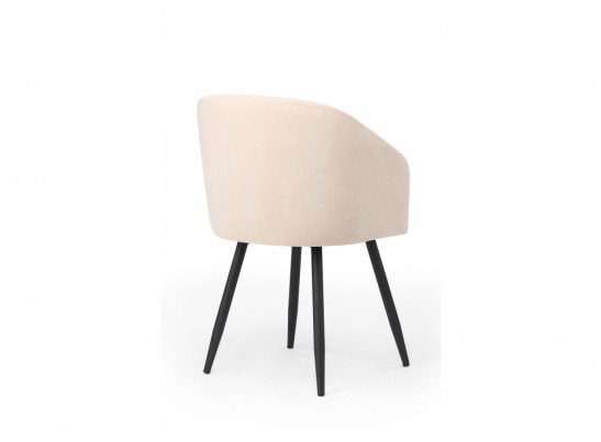 Стул на металлокаркасе Монер 360 бежевый (glory 03) / черный в Ростове-на-Дону