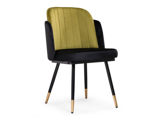Стул на металлокаркасе Penelopa black / hakki / black / gold в Ростове-на-Дону