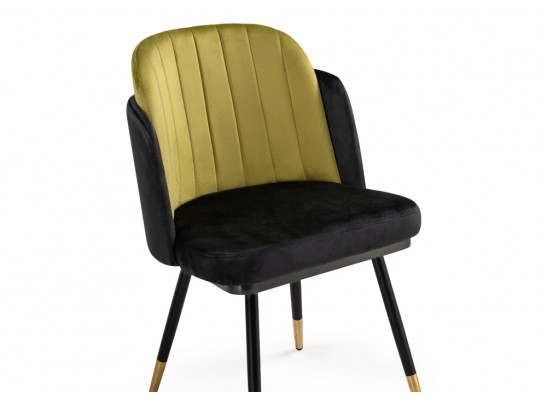 Стул на металлокаркасе Penelopa black / hakki / black / gold в Ростове-на-Дону