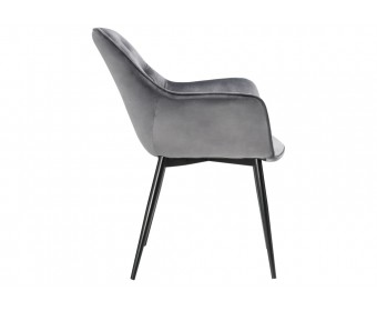 Стул на металлокаркасе Remo dark grey