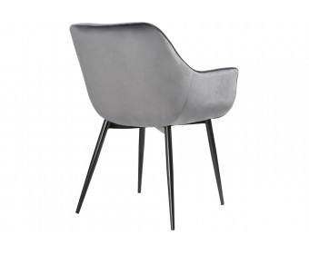 Стул на металлокаркасе Remo dark grey