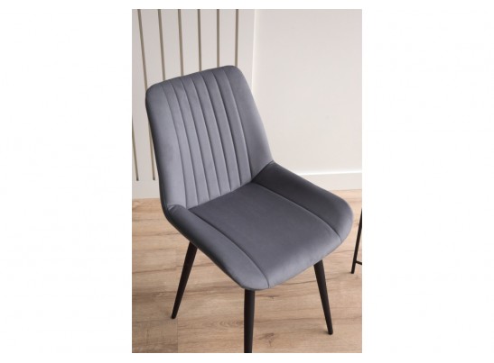 Стул на металлокаркасе Седа 360 темно-серый (zd 995) / черный в Ростове-на-Дону