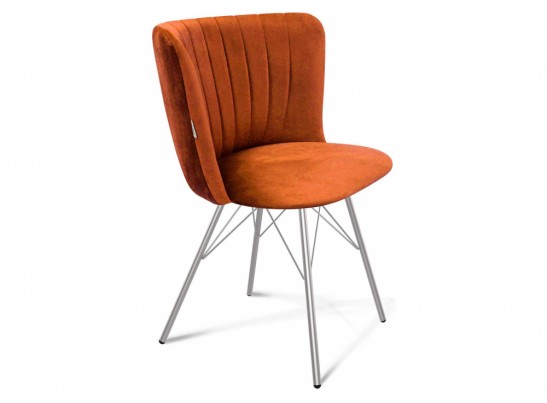 Стул на металлокаркасе SHT-ST36-1/S37 песчаная буря / хром лак в Ростове-на-Дону