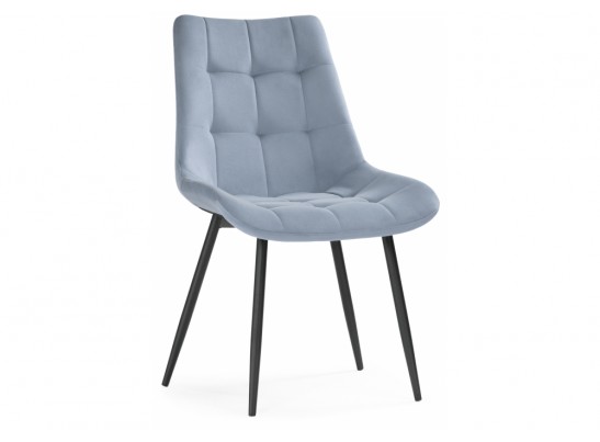 Стул на металлокаркасе Sidra light blue / black в Ростове-на-Дону