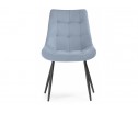 Стул на металлокаркасе Sidra light blue / black в Ростове-на-Дону