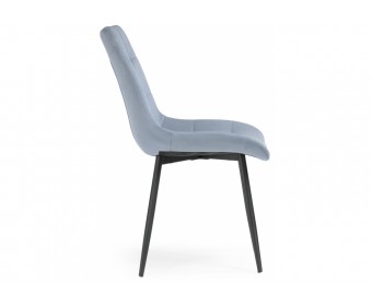 Стул на металлокаркасе Sidra light blue / black