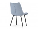Стул на металлокаркасе Sidra light blue / black в Ростове-на-Дону