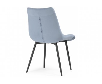 Стул на металлокаркасе Sidra light blue / black