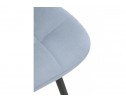 Стул на металлокаркасе Sidra light blue / black в Ростове-на-Дону