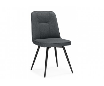 Стул на металлокаркасе Texas 3 поворотный темно-серый / черный