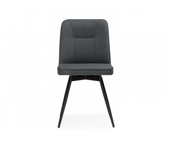 Стул на металлокаркасе Texas 3 поворотный темно-серый / черный