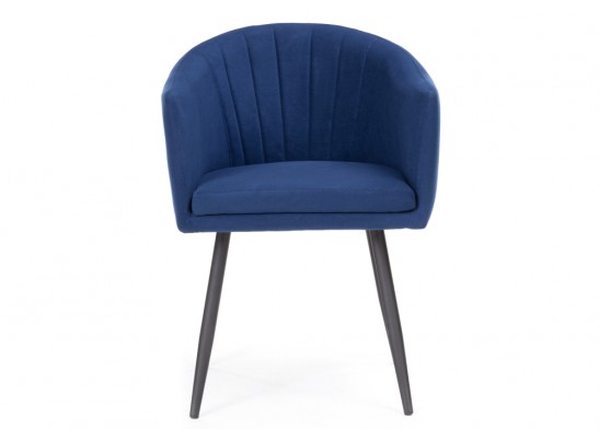 Стул на металлокаркасе Валета темно-синий / черный в Ростове-на-Дону