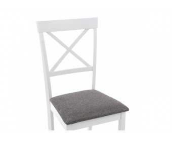 Стул Shem white / light grey