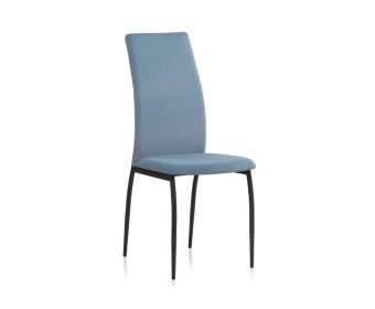 Стул Tod light blue / black
