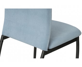 Стул Tod light blue / black