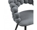 Стул на металлокаркасе Ball dark gray / black в Ростове-на-Дону