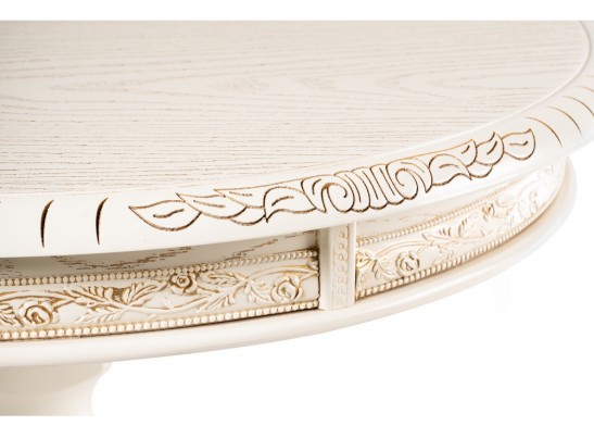 Журнальный столик Бернард 70х63 крем с золотой патиной в Ростове-на-Дону