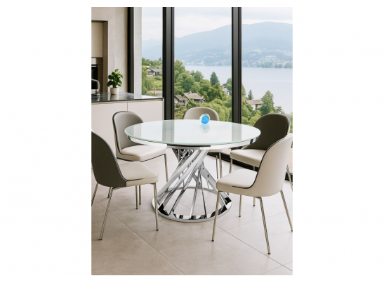 Стол Twist steel / white в Ростове-на-Дону
