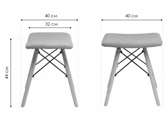 Табурет Ben light purple в Ростове-на-Дону