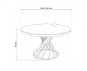 Стол Twist steel / white в Ростове-на-Дону