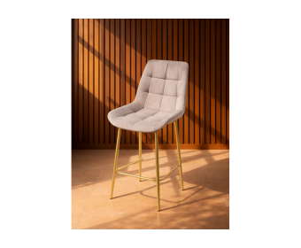 Полубарный стул Челси 360 латте (zd 290) / золотой