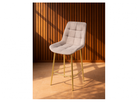 Полубарный стул Челси 360 латте (zd 290) / золотой в Ростове-на-Дону