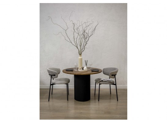 Деревянный стол Барел 89 орех кантри / черный в Ростове-на-Дону