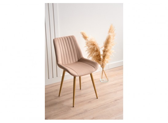 Стул на металлокаркасе Седа бежевый (zd 210) / золотой в Ростове-на-Дону