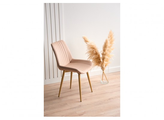 Стул на металлокаркасе Седа бежевый (zd 210) / золотой в Ростове-на-Дону