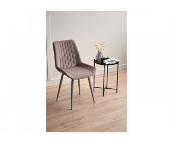 Стул на металлокаркасе Седа 360 латте (zd 290) / серый