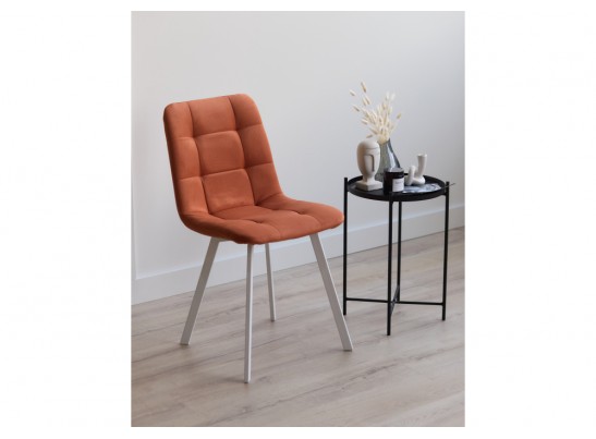 Стул на металлокаркасе Чилли терракотовый / белый в Ростове-на-Дону