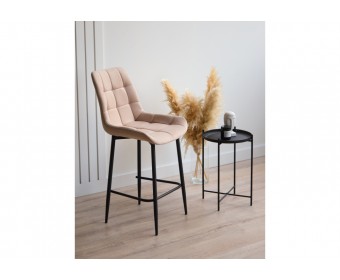 Полубарный стул Челси 360 бежевый (zd 210) / черный