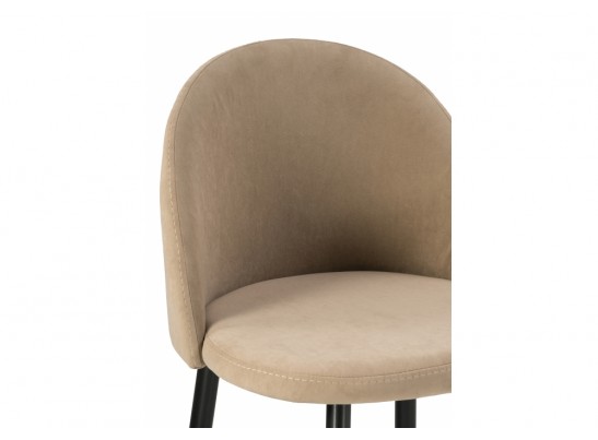 Барный стул Амизуре бежевый / черный матовый в Ростове-на-Дону