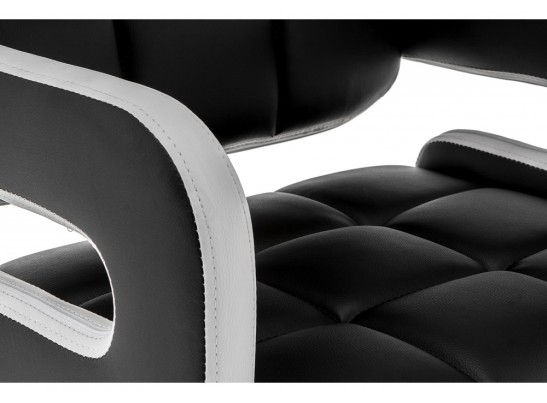 Барный стул Bent черный / белый в Ростове-на-Дону