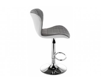 Барный стул Brend серый / белый