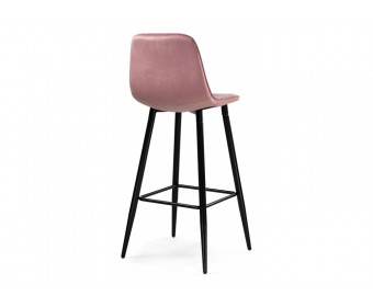 Барный стул Capri pink / black