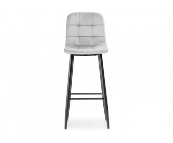 Барный стул Chio light gray / black