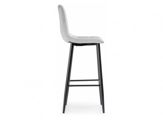 Барный стул Chio light gray / black в Ростове-на-Дону