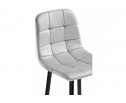 Барный стул Chio light gray / black в Ростове-на-Дону